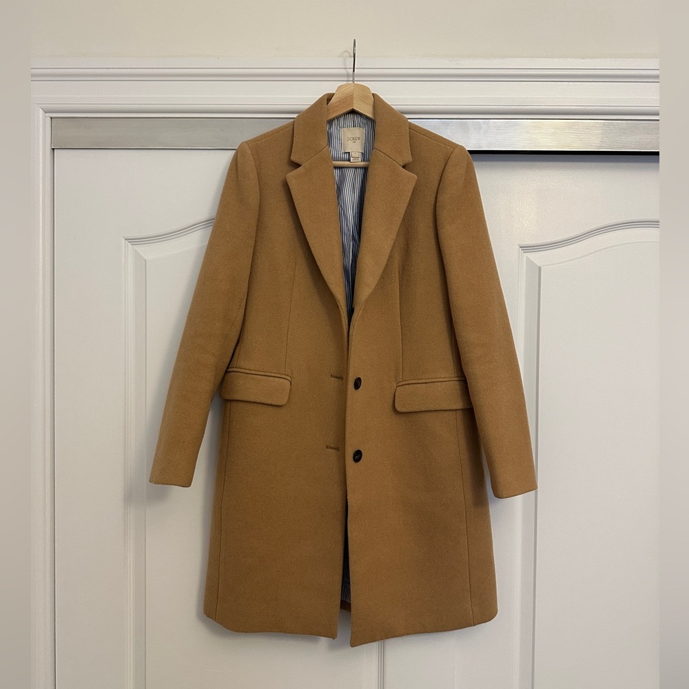 J. Crew Tan Pea Coat